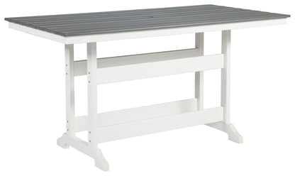 Transville - Counter Table W/Umb Opt - Hornell Furniture Outlet