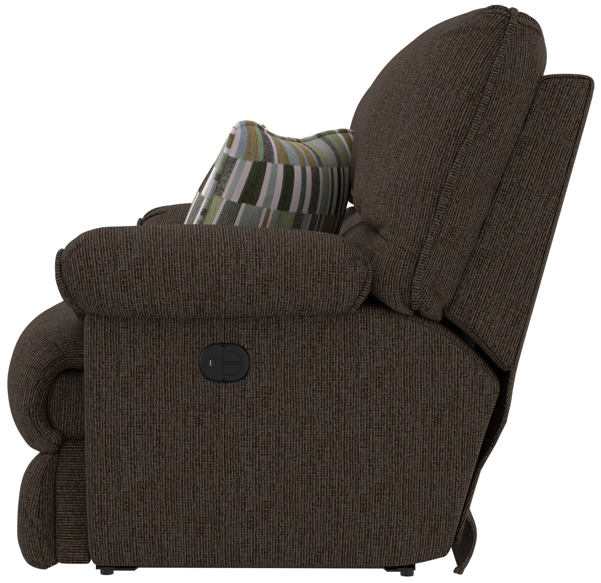 Lenny - Power Lay Flat Reclining Console Loveseat - Hornell Furniture Outlet