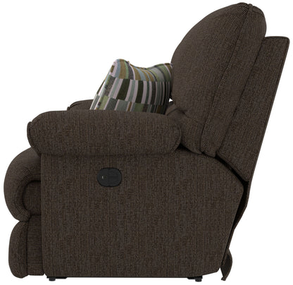 Lenny - Power Lay Flat Reclining Console Loveseat - Hornell Furniture Outlet