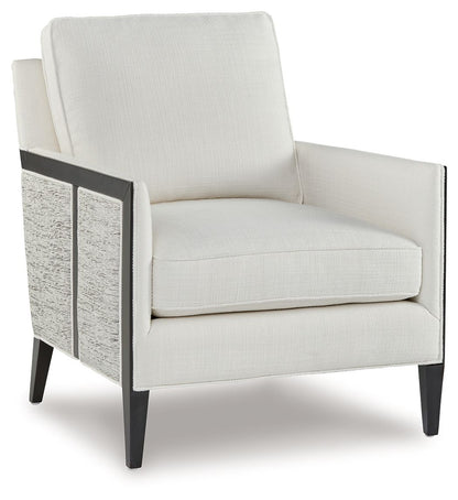 Ardenworth - Black / Ivory - Accent Chair - Hornell Furniture Outlet