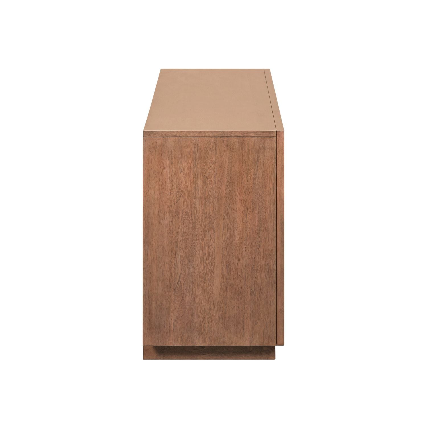 Fireplace TV Consoles - 214 84'' Console With Fire FTS Multiplees - Light Brown - Hornell Furniture Outlet