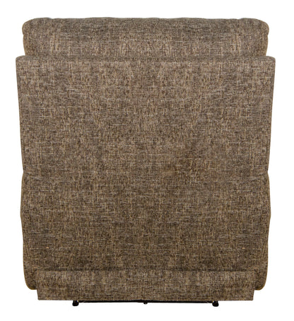 Liam - Power Headrest Power Lay Flat Recliner - Coal - Hornell Furniture Outlet