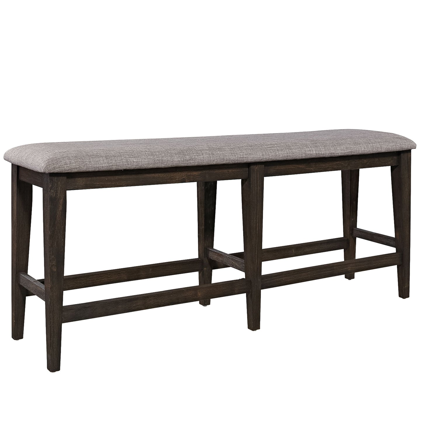 Double Bridge - Counter Bench - Dark Brown - Hornell Furniture Outlet