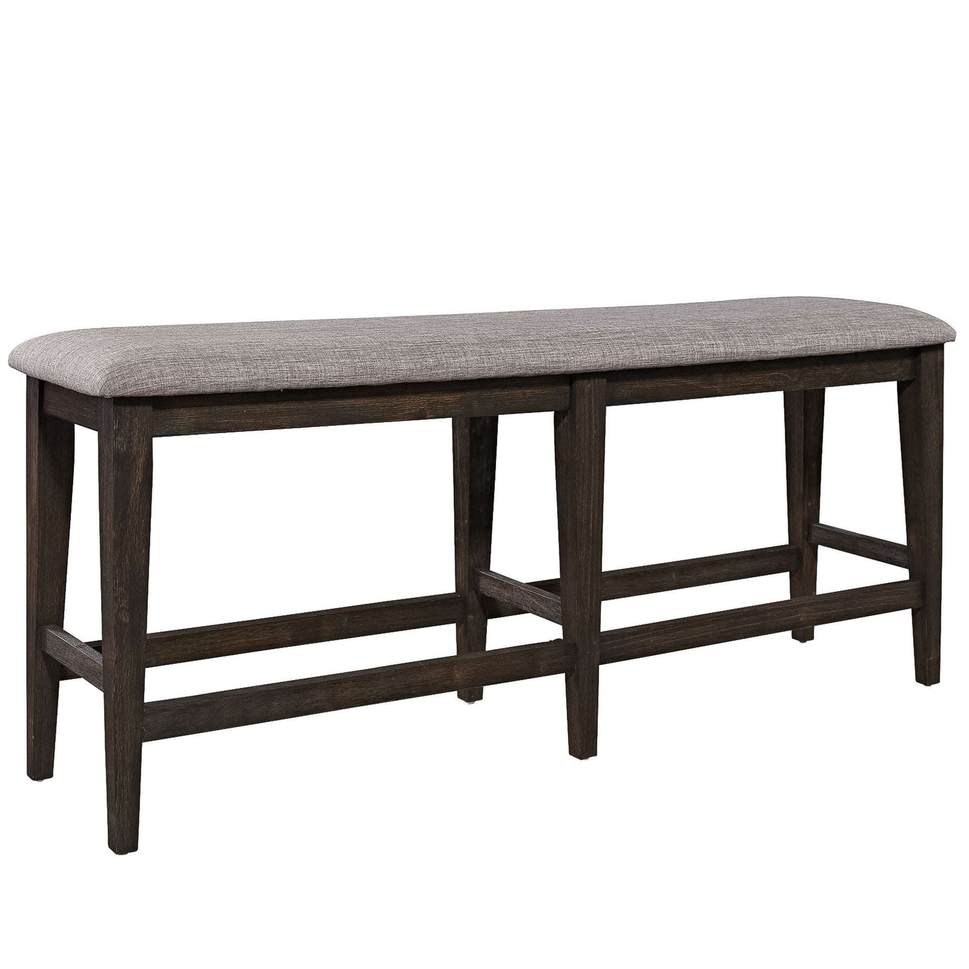 Double Bridge - Counter Bench - Dark Brown - Hornell Furniture Outlet