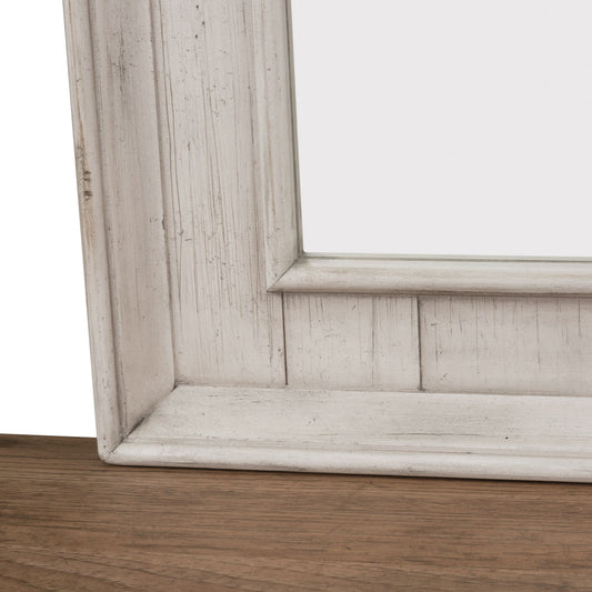 Farmhouse Reimagined - Dresser & Mirror - White - Hornell Furniture Outlet