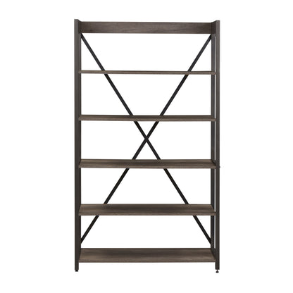 Tanners Creek - Bookcase - Dark Gray - Hornell Furniture Outlet