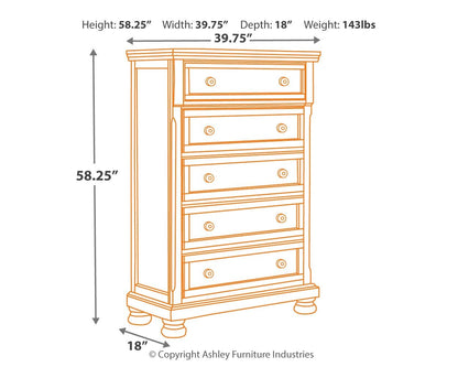 Porter - Rustic Brown - Chest - Hornell Furniture Outlet