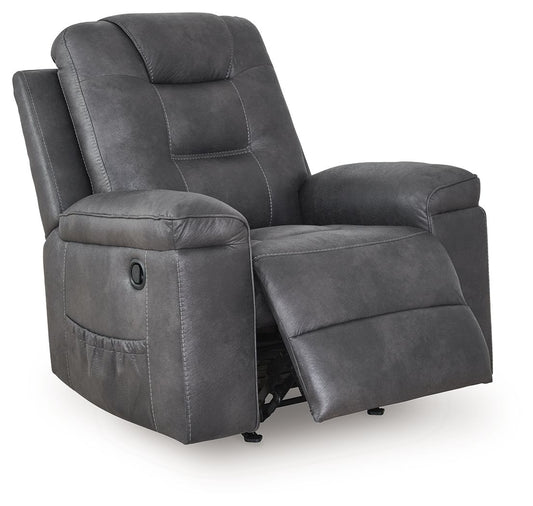 Stockworth - Granite - Rocker Recliner - Hornell Furniture Outlet