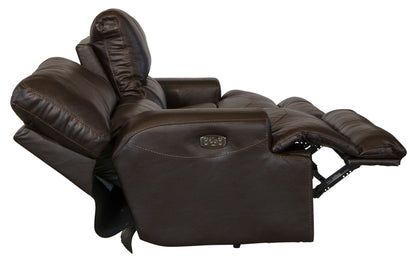 Wembley - Power Headrest With Lumbar Lay Flat Reclining Sofa - Hornell Furniture Outlet