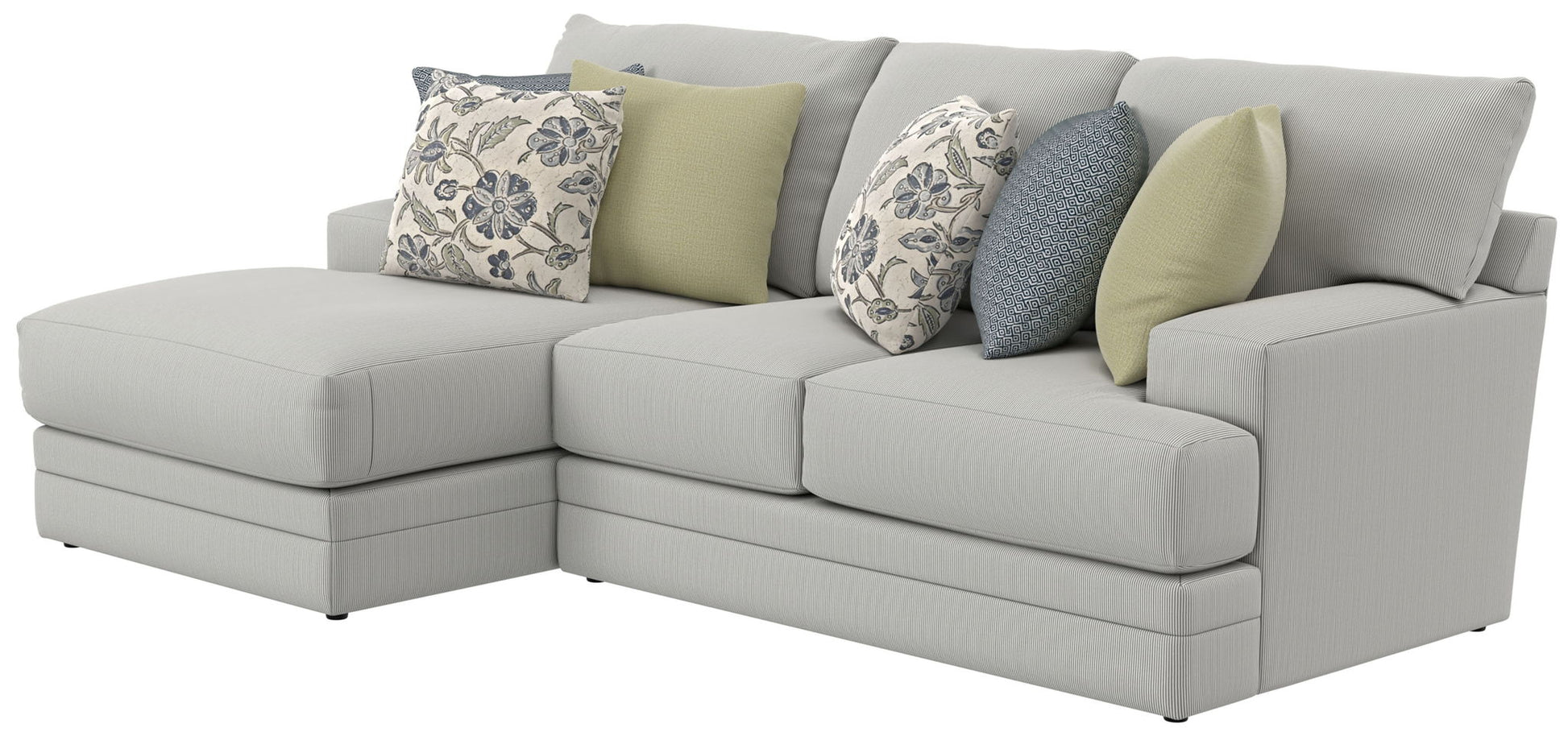 Stockbridge - Sectional With Comfort Coil Seating And 9 Accent Pillows Included - Hornell Furniture Outlet