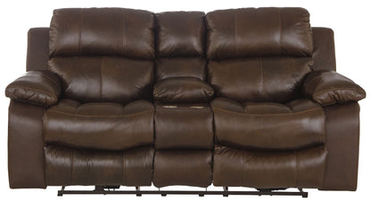 Positano - Reclining Console Loveseat - Hornell Furniture Outlet