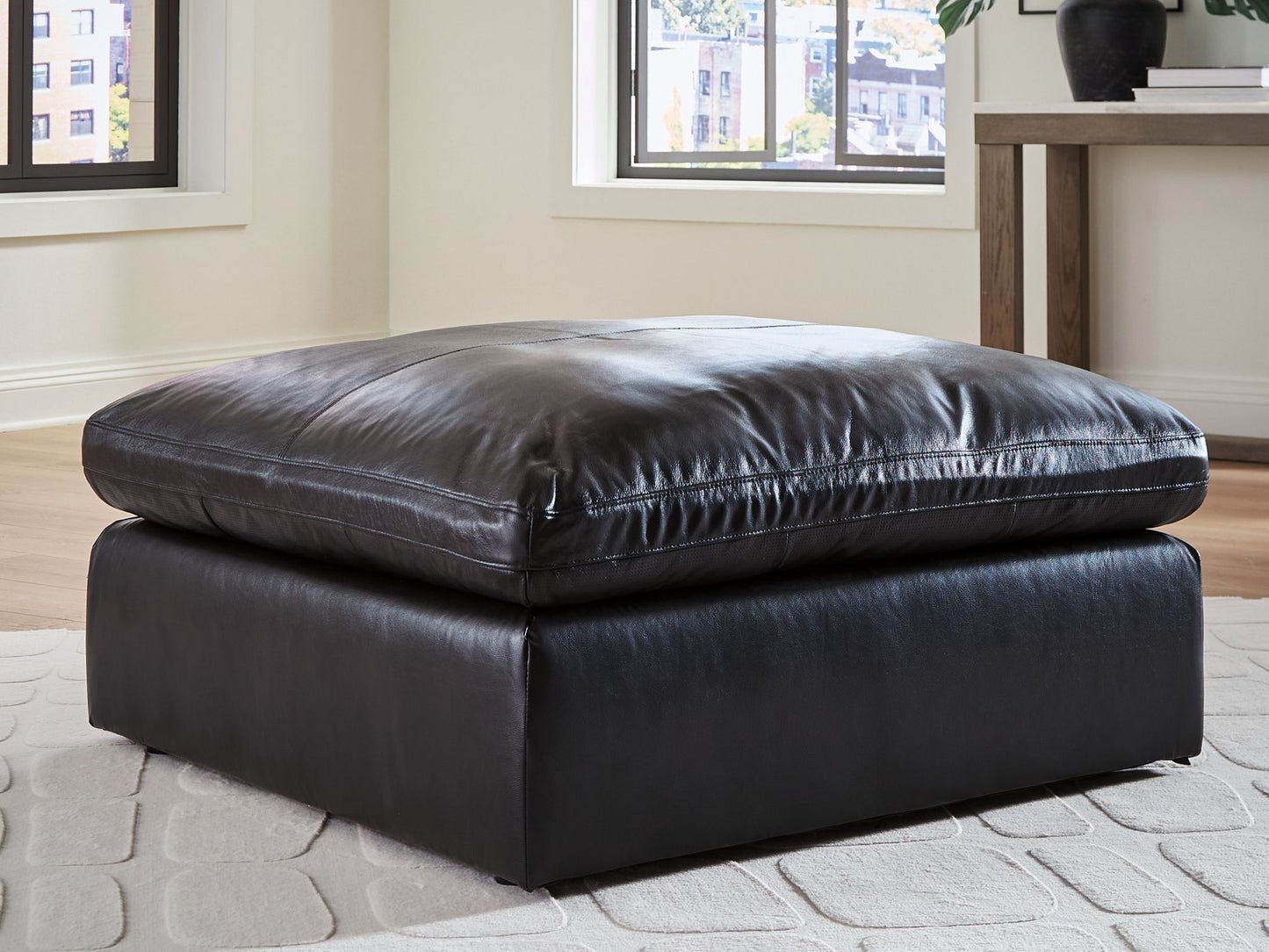 Emilia - Oversized Accent Ottoman - Hornell Furniture Outlet