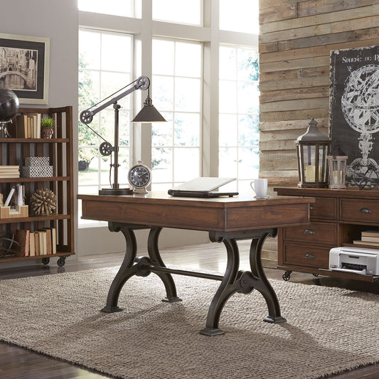 Arlington House - Writing Desk - Dark Brown - Hornell Furniture Outlet