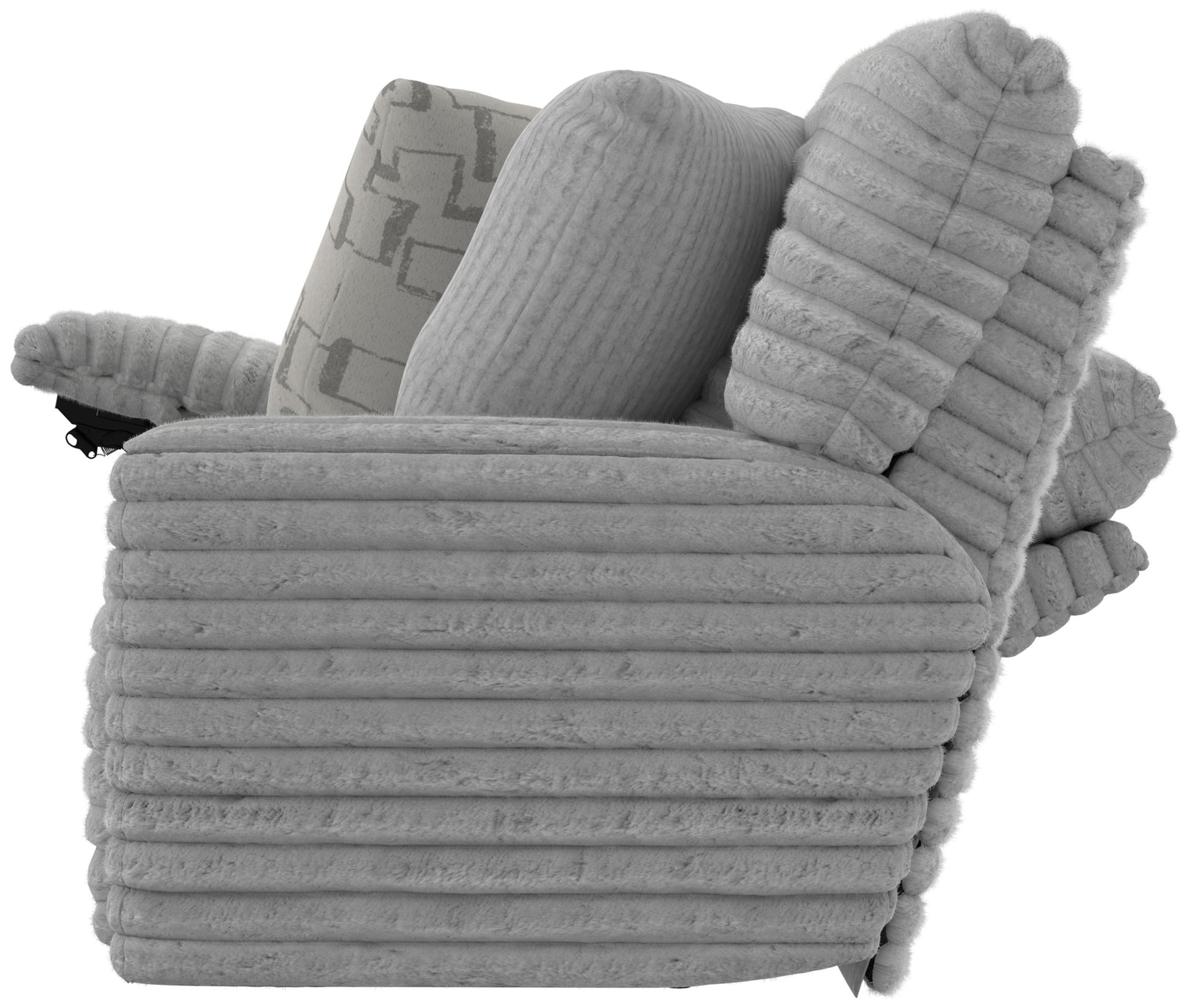 Lynx - Power Reclining Console Loveseat With Zero Gravity - Hornell Furniture Outlet