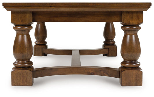 Sturlayne - Brown - Rectangular Cocktail Table - Hornell Furniture Outlet