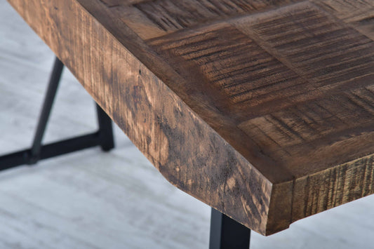 Walden - Parquet Sofa Table - Brown - Hornell Furniture Outlet