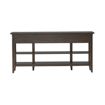 Paradise Valley - Hall Console Table - Dark Brown - Hornell Furniture Outlet