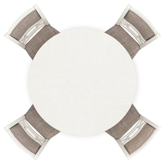 Erinberg - Antique White - Dining Room Table Set (Set of 5) - Hornell Furniture Outlet