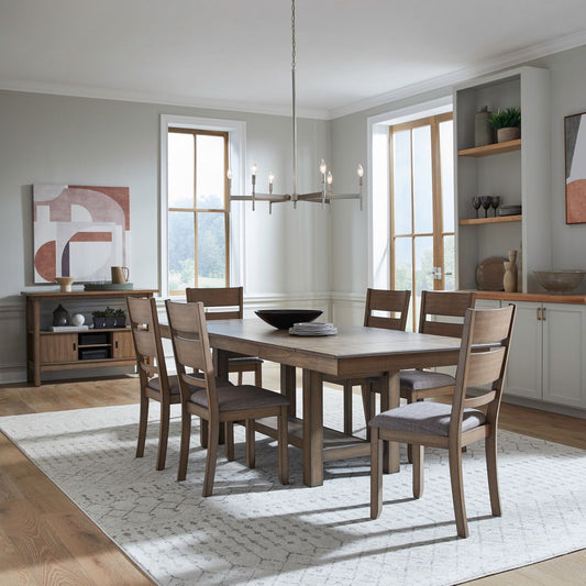 Brook Bay - Optional Trestle Table Set - Hornell Furniture Outlet