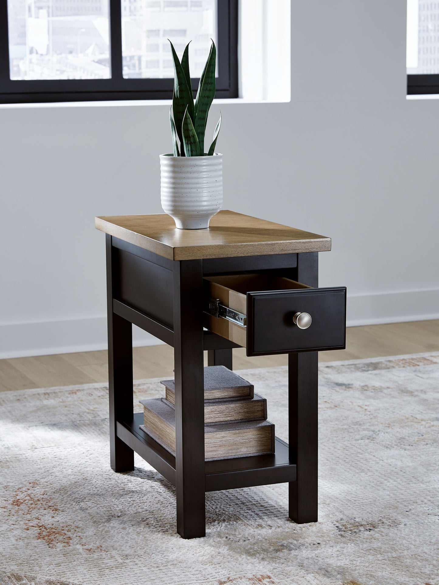 Drazmine - Brown - Chair Side End Table - Hornell Furniture Outlet