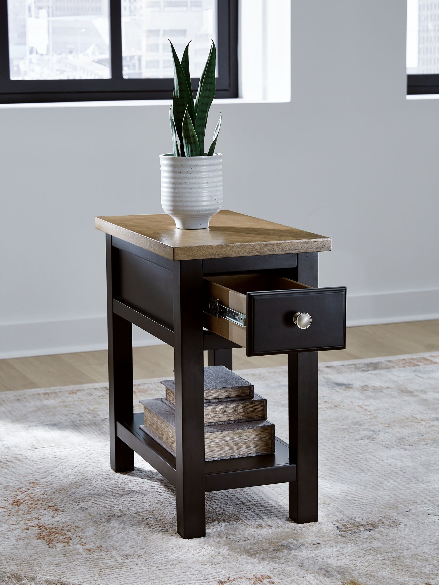 Drazmine - Brown - Chair Side End Table - Hornell Furniture Outlet