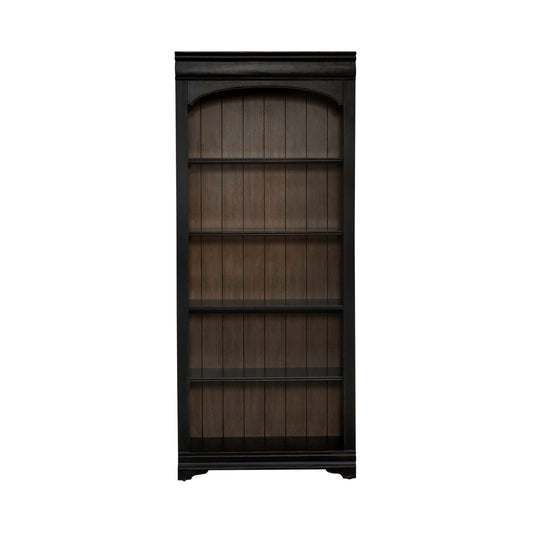 Meritage - Bunching Bookcase - Aged Charcoal - Hornell Furniture Outlet