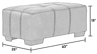 Drummond - Ottoman - Hornell Furniture Outlet