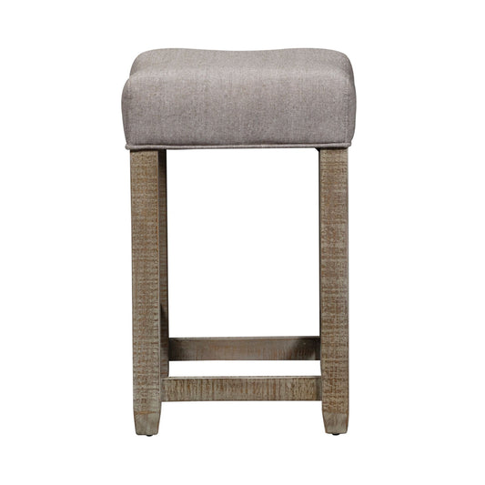 Parkland Falls - Upholstered Console Stool - Light Brown - Hornell Furniture Outlet