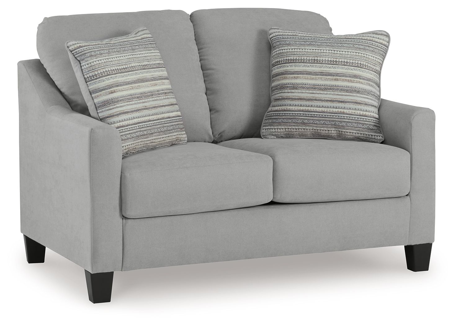 Adlai - Shadow - Loveseat - Hornell Furniture Outlet