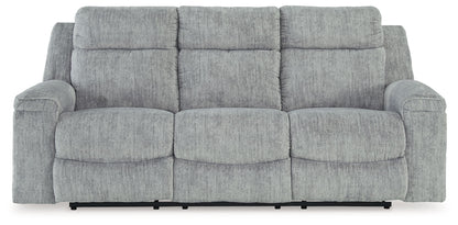 Buntington - Pewter - Reclining Sofa - Hornell Furniture Outlet