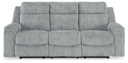 Buntington - Pewter - Reclining Sofa - Hornell Furniture Outlet