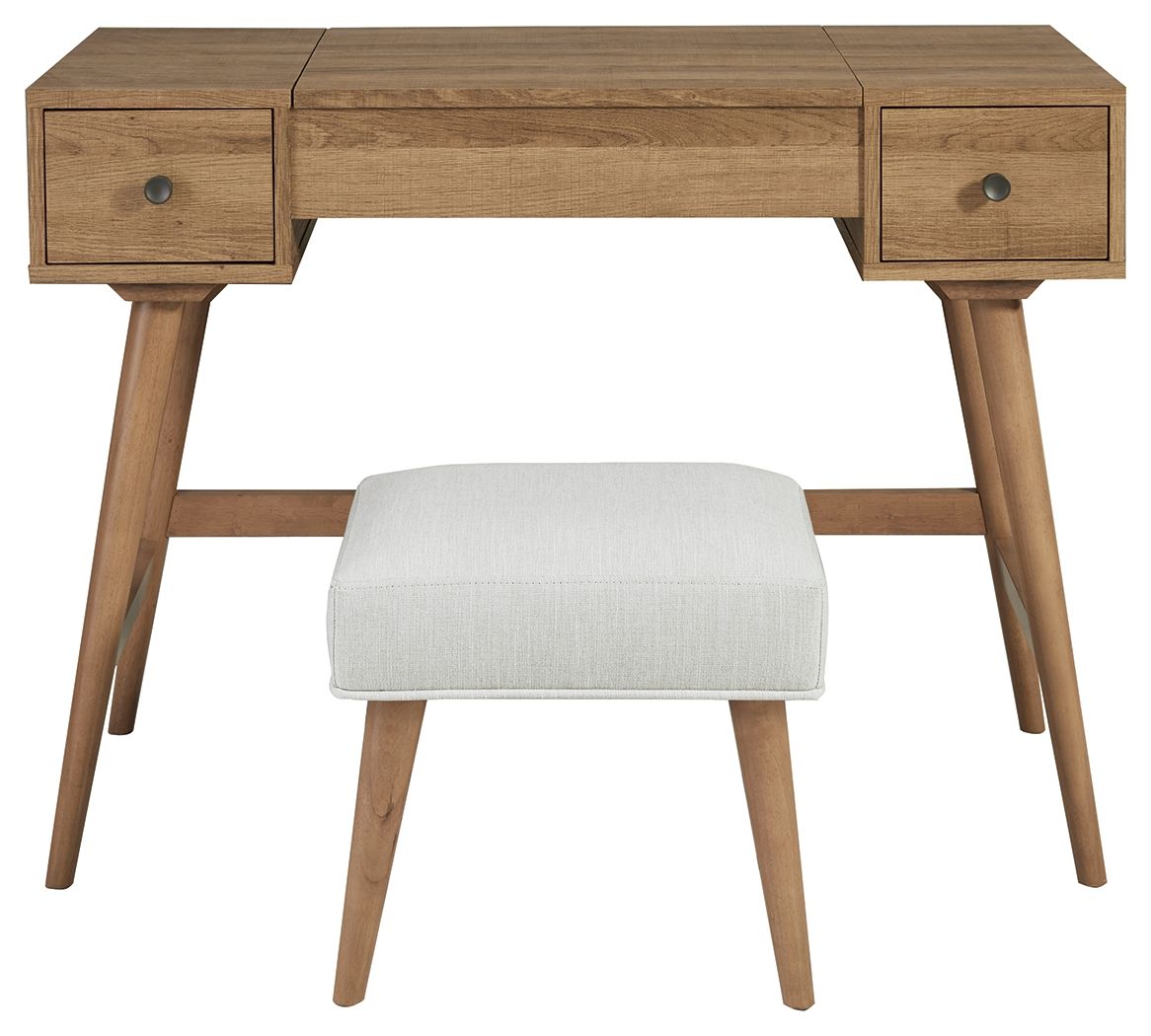 Thadamere - Vanity Stool - Hornell Furniture Outlet