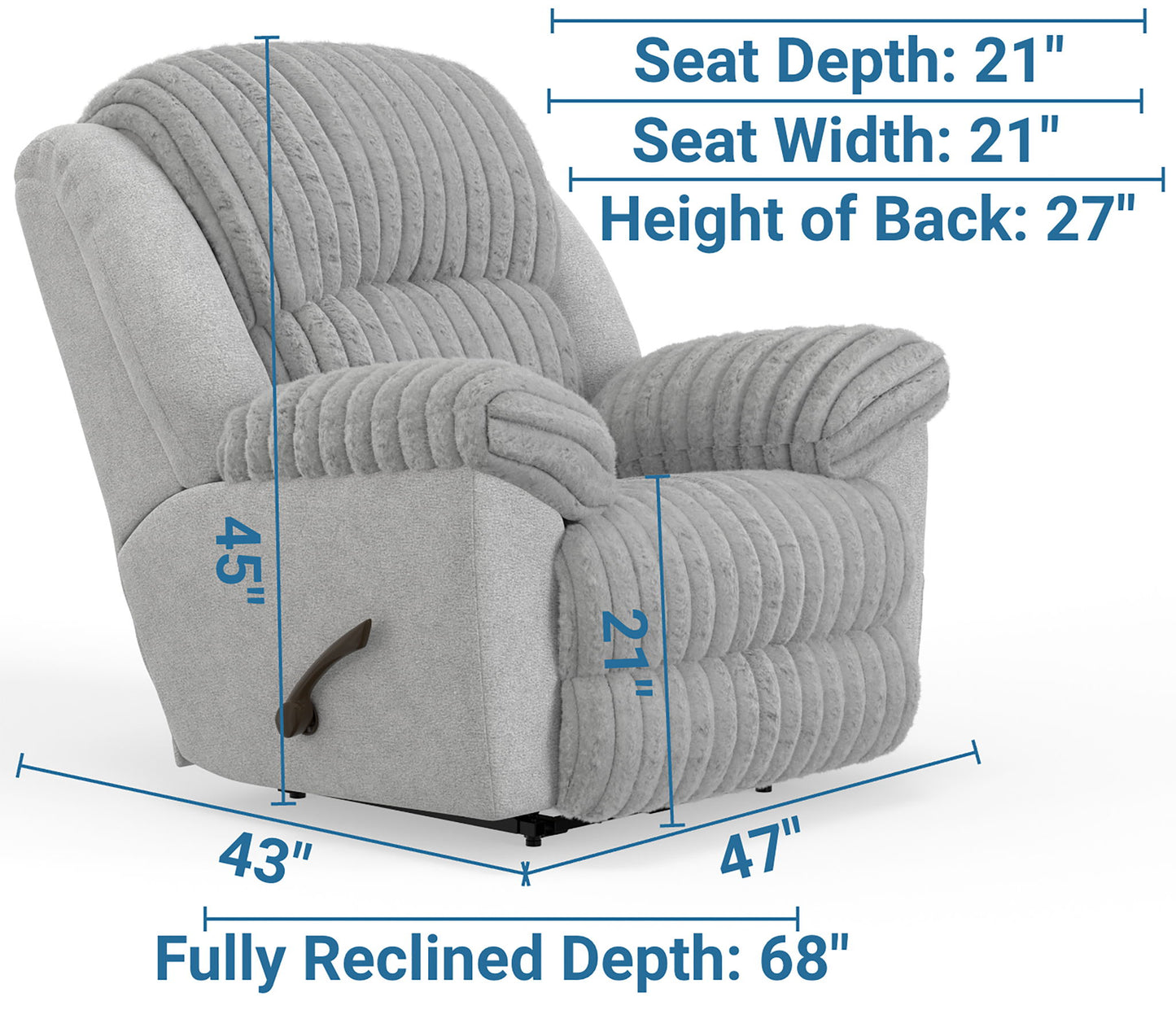Shaggy - Rocker Recliner - Hornell Furniture Outlet