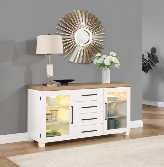 Magnolia - Server - White - Hornell Furniture Outlet