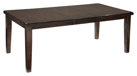 Haddigan - Dark Brown - Rectangular Dining Room Extension Table - Hornell Furniture Outlet