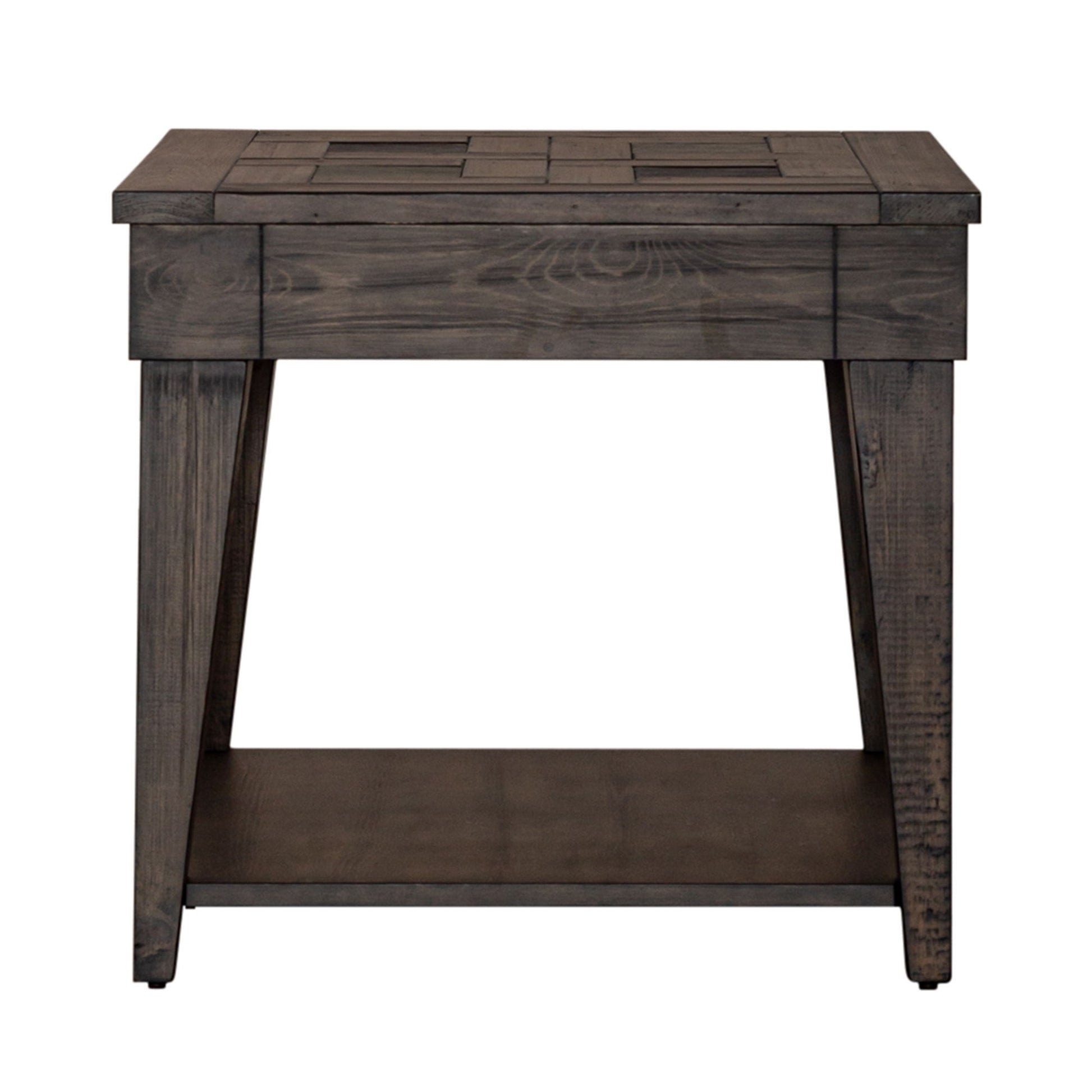 Arrowcreek - End Table - Dark Brown - Hornell Furniture Outlet