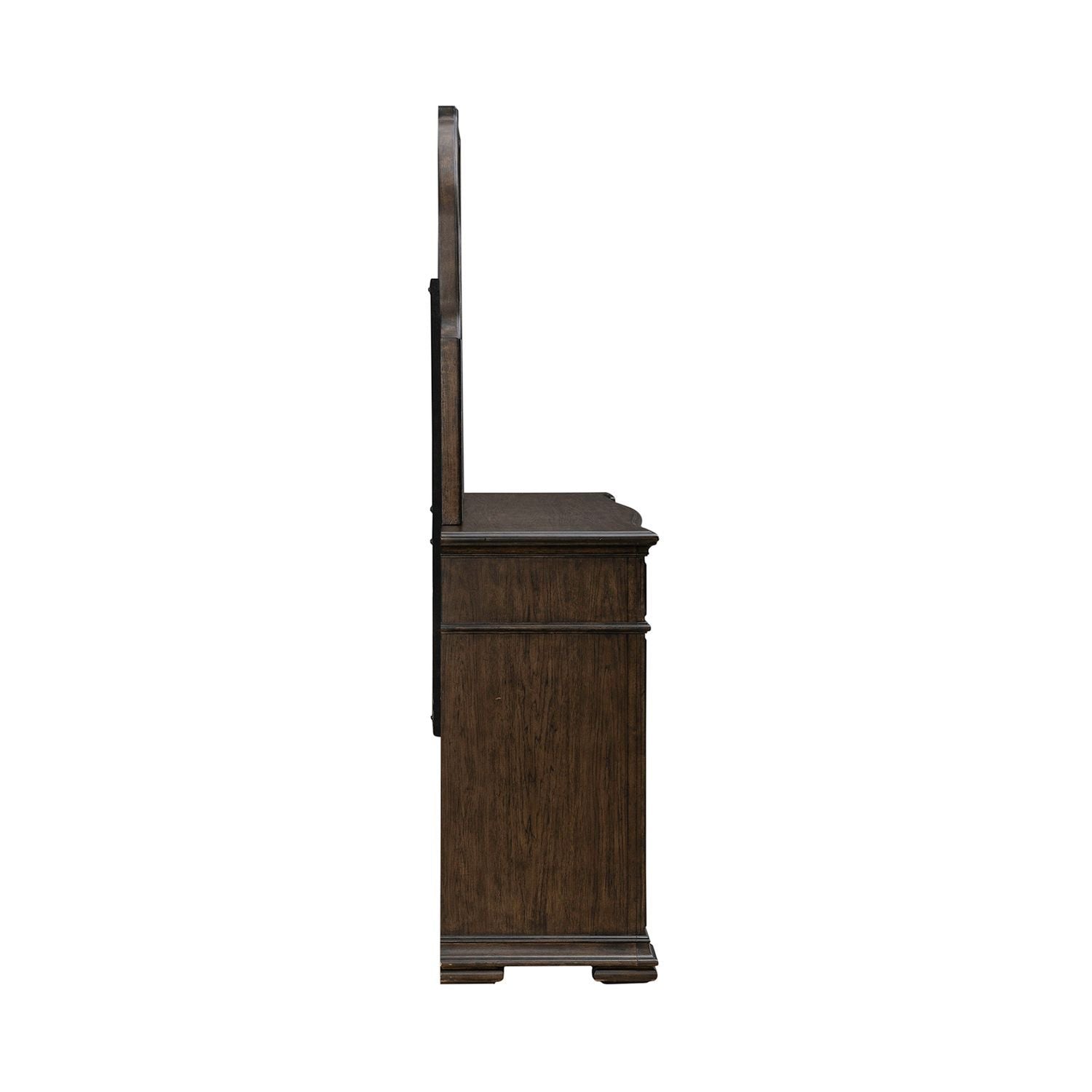 Provence Park - Dresser & Mirror - Brown - Hornell Furniture Outlet