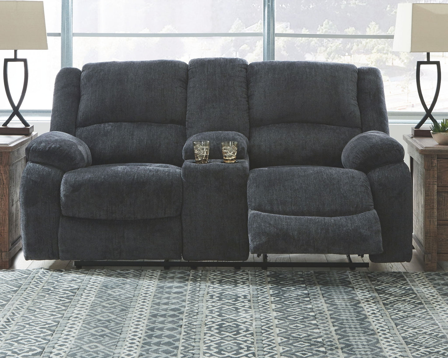 Draycoll - Reclining Loveseat - Hornell Furniture Outlet