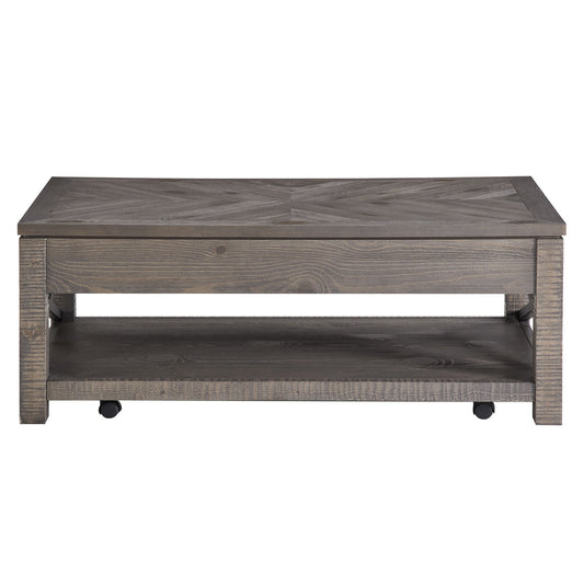 Dexter - Lift Top Cocktail Table - Brown - Hornell Furniture Outlet