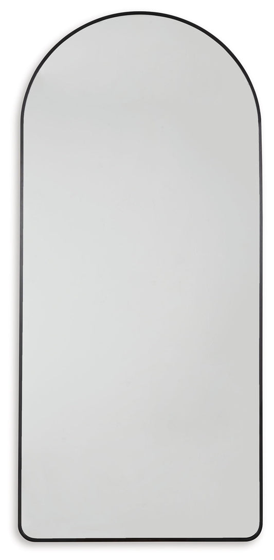 Sethall - Black - Floor Mirror - Hornell Furniture Outlet