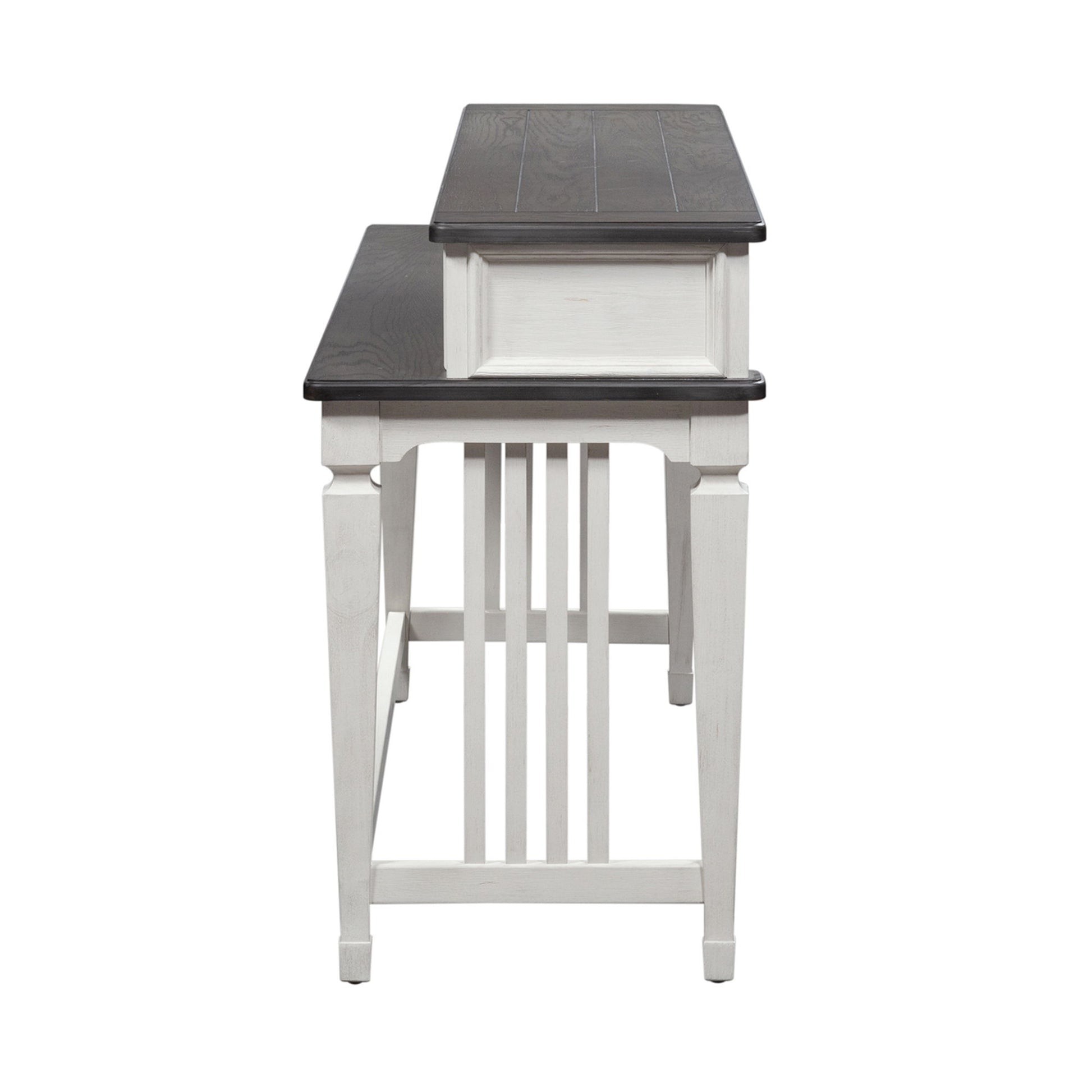 Allyson Park - Console Bar Table - White - Hornell Furniture Outlet