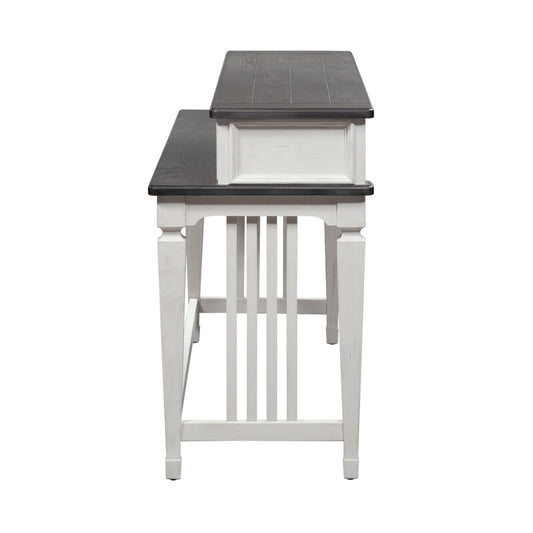 Allyson Park - Console Bar Table - White - Hornell Furniture Outlet