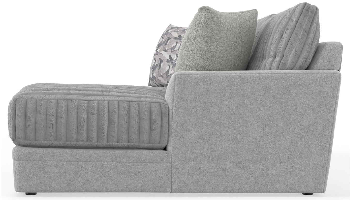 Titan - Sectional With Comfort Coil Seating And Accent Pillows Included - Hornell Furniture Outlet