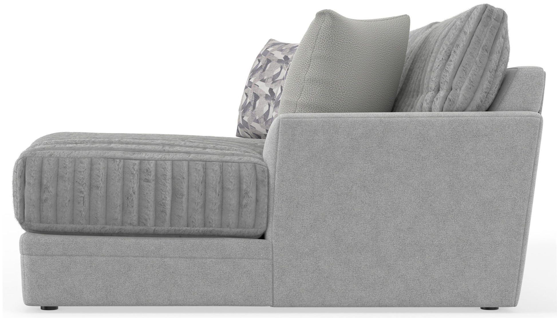 Titan - Sectional With Comfort Coil Seating And Accent Pillows Included - Hornell Furniture Outlet
