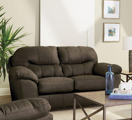 Legend - Loveseat - Chocolate - Hornell Furniture Outlet