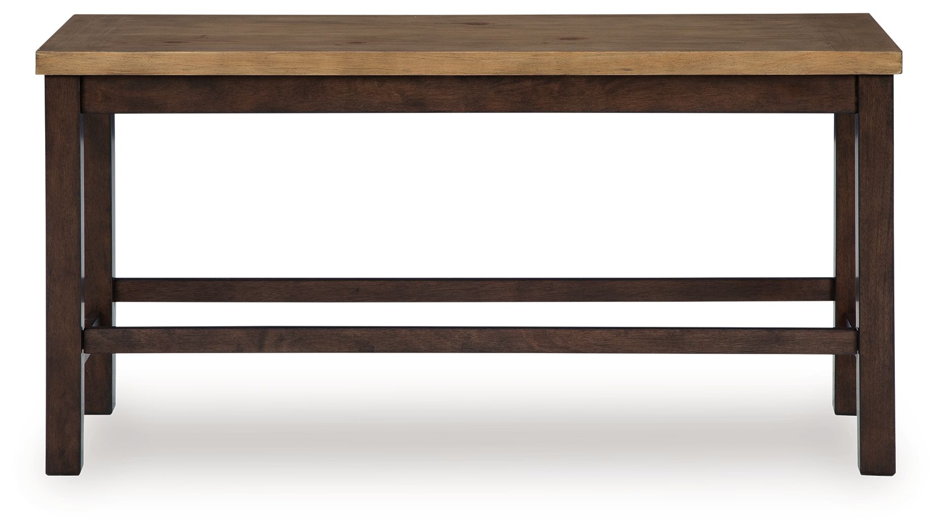 Rylandeen - Double Counter Height Bench - Light Brown / Dark Brown - Hornell Furniture Outlet