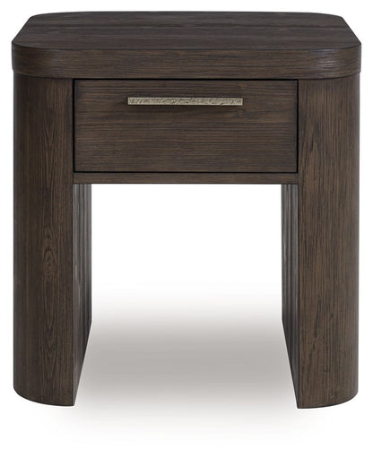 Neo - Rich Brown - Square End Table - Hornell Furniture Outlet