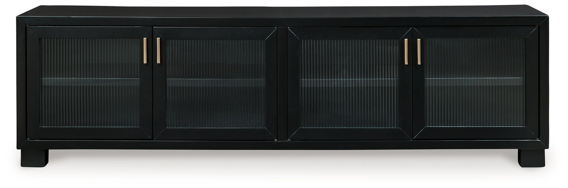 Winbardi - Black - Extra Large TV Stand - Hornell Furniture Outlet