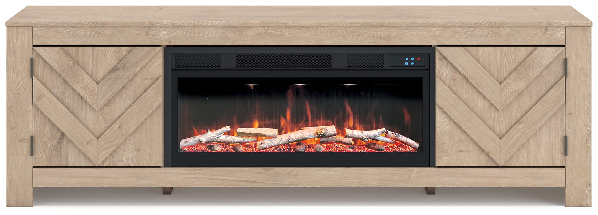 Cayboni - LG TV Stand With Fireplace Option - Hornell Furniture Outlet