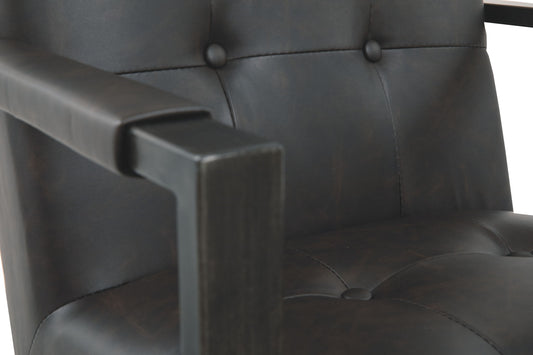 Starmore - Black - Home Office Desk Chair (Set of 2) - Hornell Furniture Outlet